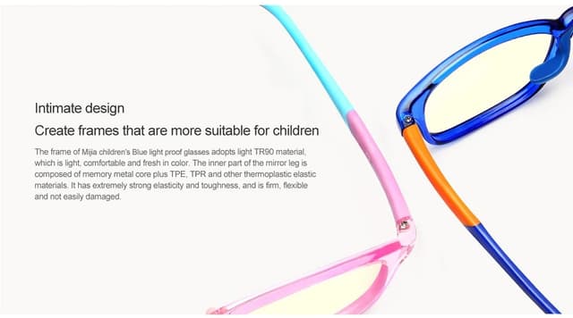 نظارة حماية عيون الاطفال شاومي Xiaomi Children’s TAC Anti Blue Ray Glasses