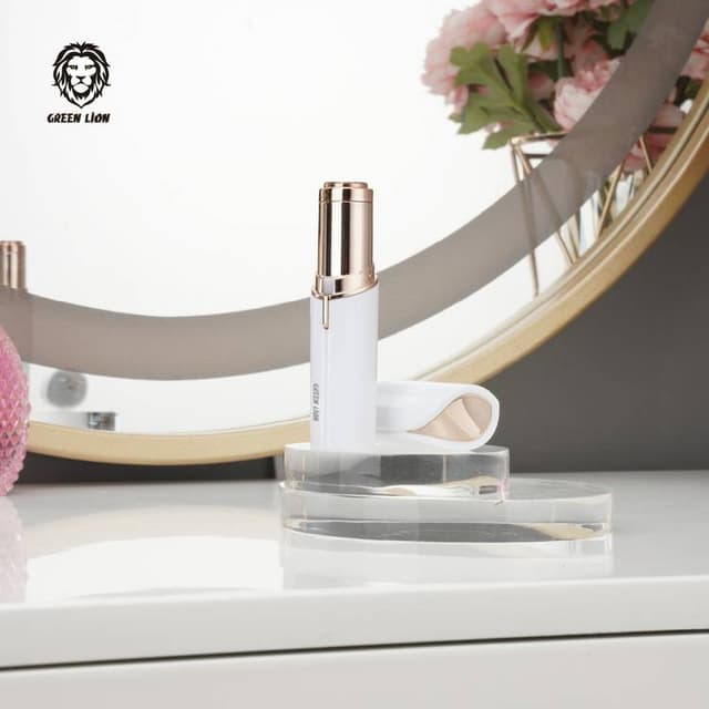 Green Lion Facial Hair Remover 9000RPM 350mAh - White
