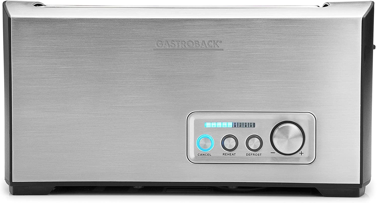 توستر كهربائي أربع شرائح 1500 واط غازتروباك Gastroback Design Toaster PRO