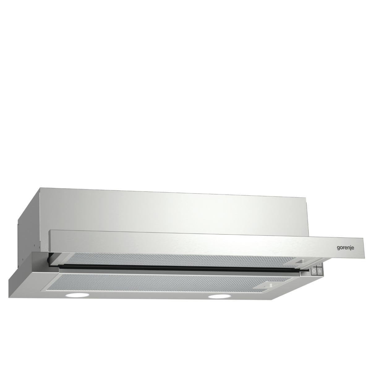 Gorenje Built In Hood, 60 cm, Telescopic, BHP623E11XUK