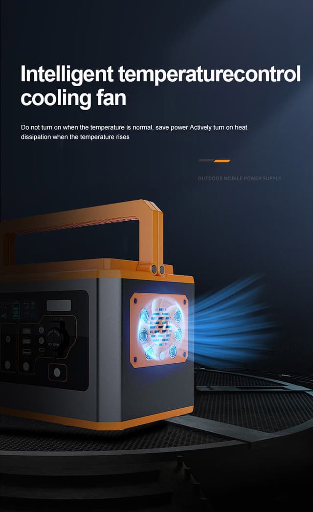 بطارية متنقلة للرحلات كروني 500 واط Crony BS500 Portable Power Station