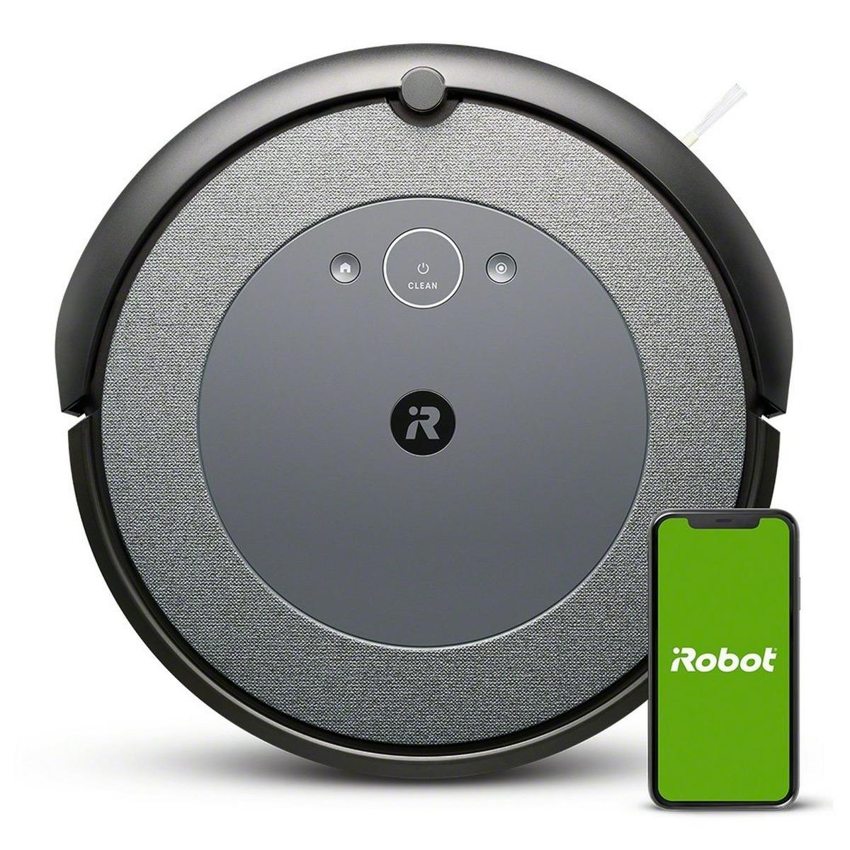 المكنسة الذكية رومبا 0.6 لتر اي روبوت IRobot Roomba i3 Robot Vacuum Cleaner