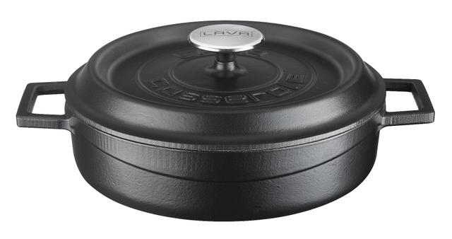 جدر طبخ مع غطاء كسروله 24 سم لافا Lava Multi-Purpose Casserole - SW1hZ2U6OTY2ODQ1