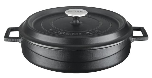 جدر طبخ مع غطاء كسروله 28 سم لافا Lava Multi-Purpose Casserole - SW1hZ2U6OTY2ODQy