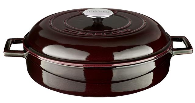 جدر طبخ مع غطاء كسروله 28 سم لافا Lava Multi-Purpose Casserole with Dome Lid - SW1hZ2U6OTY2ODQ4