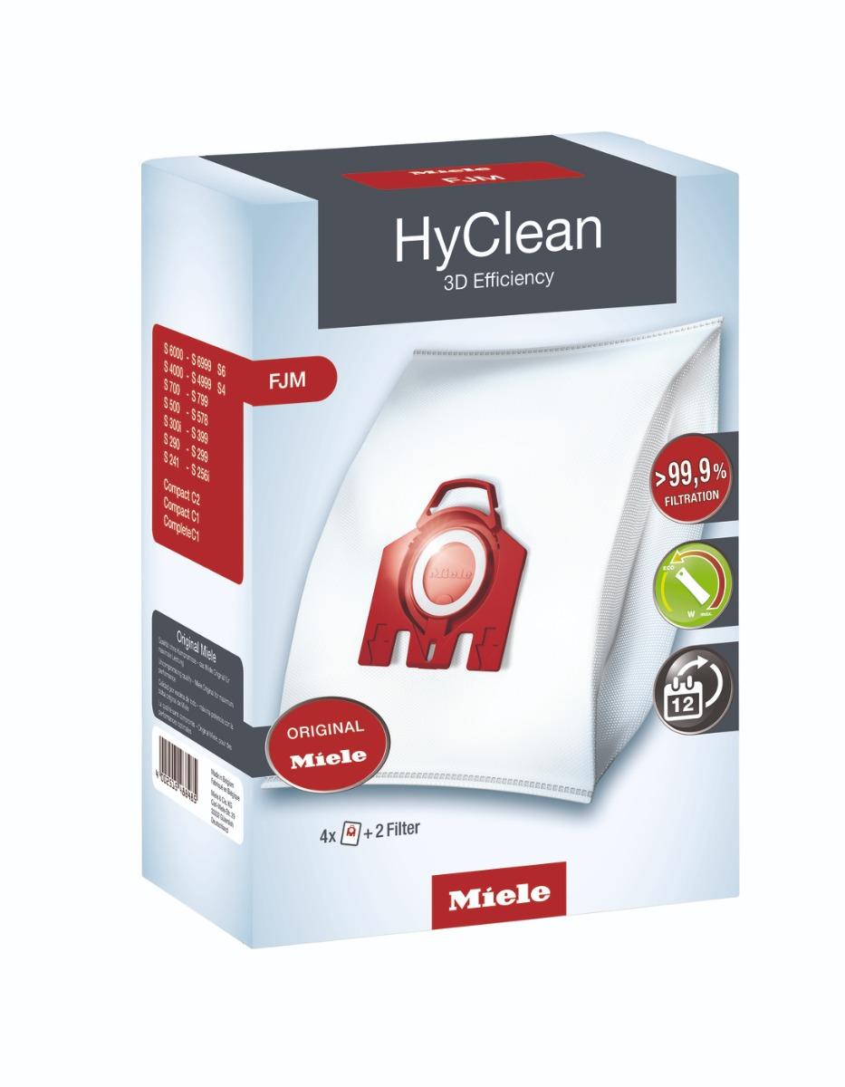 كيس غبار 3.5 لتر متوافق مع مكنسة كهربائية ميلي Miele Fjm Hyclean 3D Dustbags