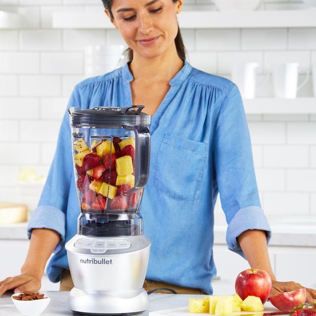 خلاطة كهربائية كبيرة 1.8 لتر مع بلندر وكوب شرب نوتريبولت Nutribullet Full Size Blender + Combo - SW1hZ2U6OTY2OTQ0