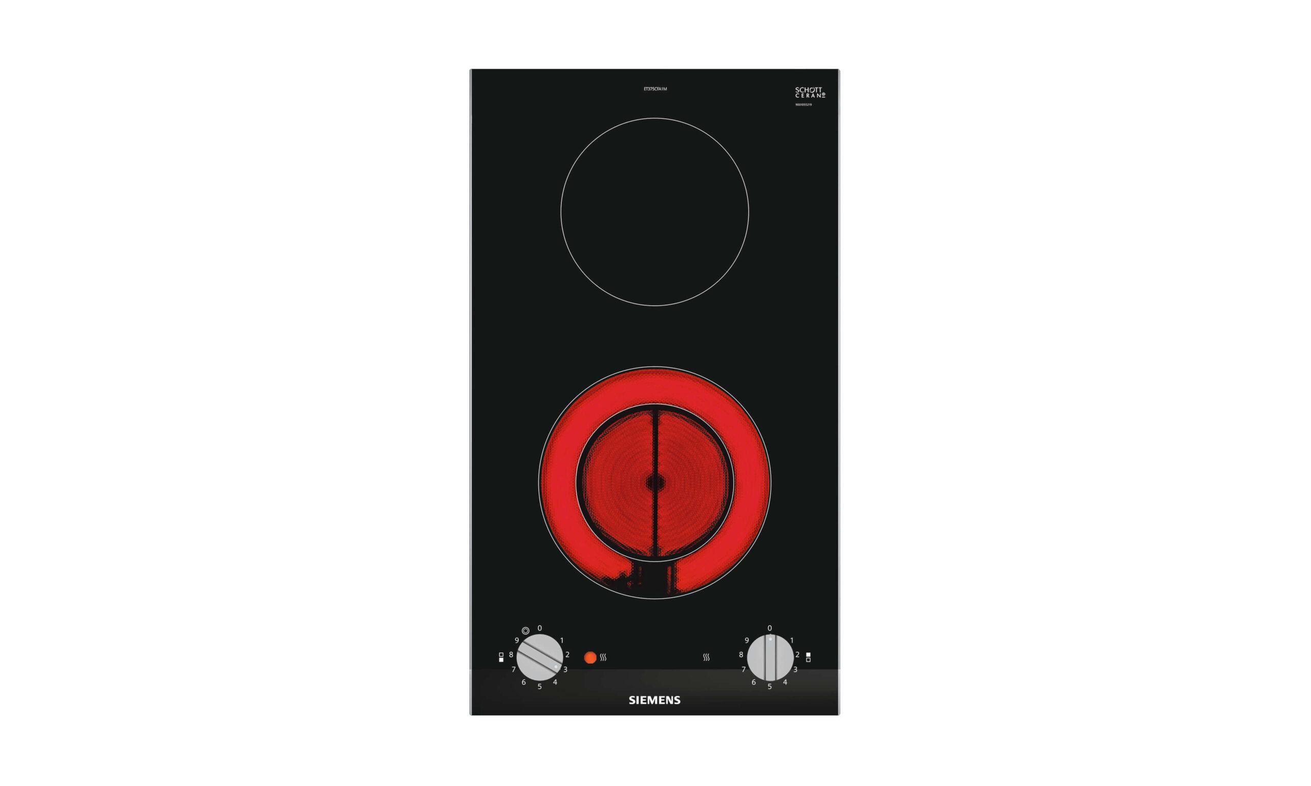 Siemens Built In Domino Electric Hob, Ceramic, 30 cm, ET375CFA1M