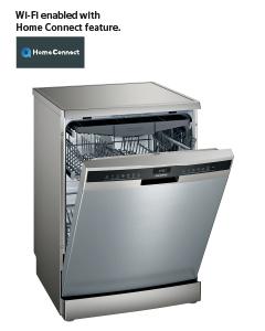 غسالة مواعين ذكية 7.4 لتر سيمنز Siemens Home Connect Dishwasher - SW1hZ2U6OTYwNzc3