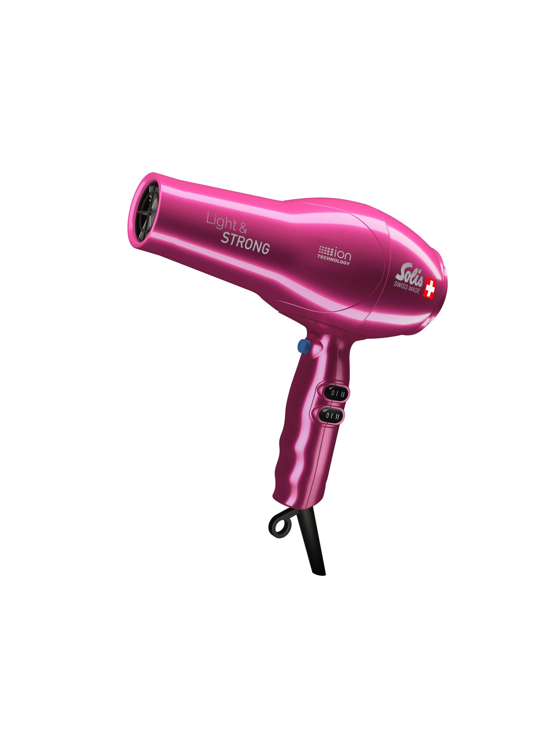 Solis Light & Strong Hair Dryer, Pink, 969.49