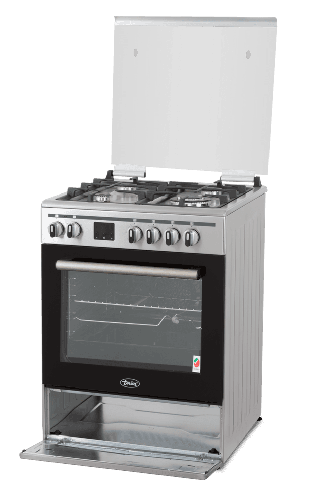 فرن كهربائي 60 لتر 2250 واط و موقد غاز 4 شمعات 60 سم تيريم Terim Combination Cooker - SW1hZ2U6OTYwMDM4