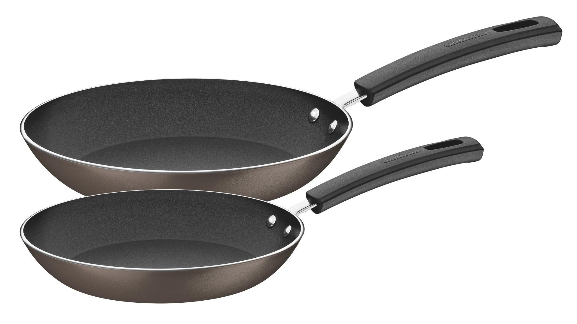 مقلاة ترامونتينا سيسيليا 25-28 سم حزمة 2في1 Tramontina Sicilia Frying Pan Set