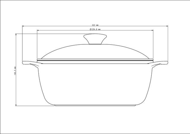 Tramontina Lyon Golden Casserole, 24 cm, 20960424 - SW1hZ2U6OTYzMjc5