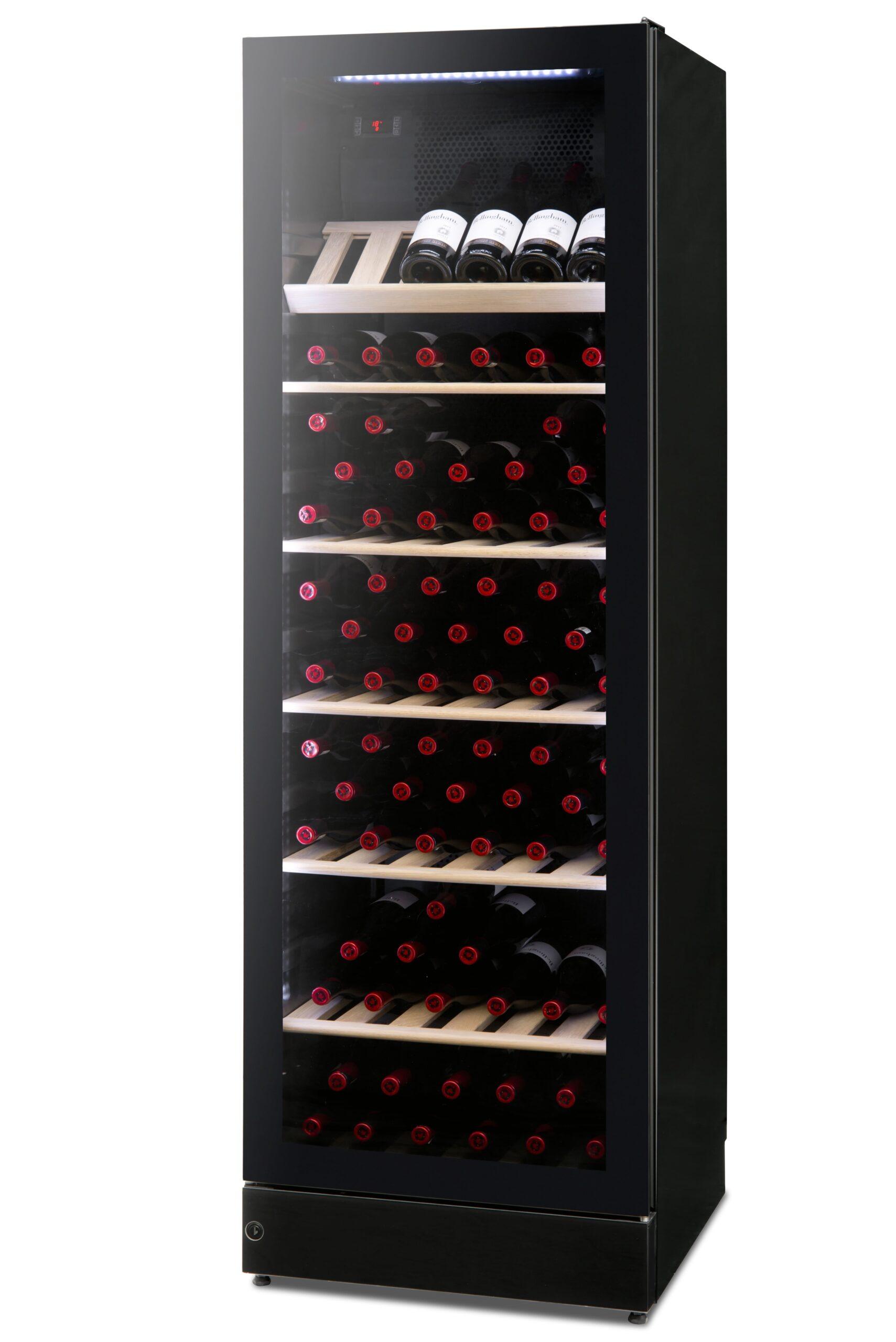 Vestfrost Beverage Cooler, 197 Bottles, WFG185BLACK