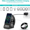 ساعة ذكية مع سبيكر و شحن لاسلكي Wireless Charger Clock Speaker WD-200