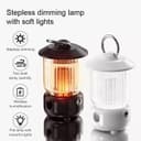 فواحة كهربائية مع إضاءة محمولة Kerosene Lamp Air Humidifier Aromatherapy Diffuser