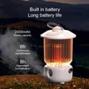 فواحة كهربائية مع إضاءة محمولة Kerosene Lamp Air Humidifier Aromatherapy Diffuser