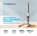 مكنسة عمودية لاسلكية جاف ورطب 4000 مللي أمبير 250 واط باورولوجي Powerology Multi Surface Self-Cleaning Vacuum