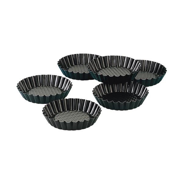 Zenker 6 Tartlets Tins, 10 cm, 6531