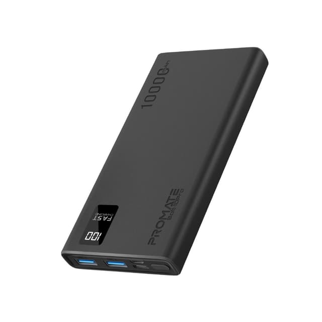 شاحن متنقل باور بانك بروميت 10000 مللي أمبير Promate Bolt-10Pro Compact Smart Charging Power Bank