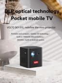 بروجكتر صغير للجوال محمول بالبطارية فولتو Volto Projector Sky 010 Battery outdoor mini projector