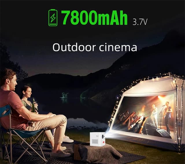 بروجكتر صغير للجوال محمول بالبطارية فولتو Volto Projector Sky 010 Battery outdoor mini projector