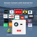 بروجكتر صغير للجوال محمول بالبطارية فولتو Volto Projector Sky 010 Battery outdoor mini projector