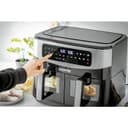 قلاية هوائية مزدوجة جيباس 9 لتر Geepas 9L Dual Basket Digital Air Fryer - 258865