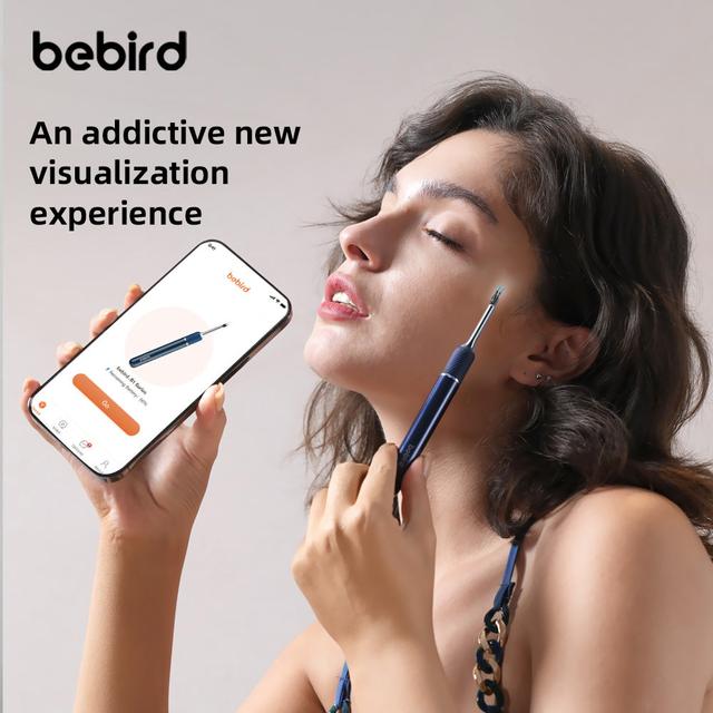 جهاز تنظيف الاذن اللاسلكي بيبيرد مع كاميرا Bebird Note 5 Pro Ear Wax Removal with Camera - SW1hZ2U6OTg0ODk0