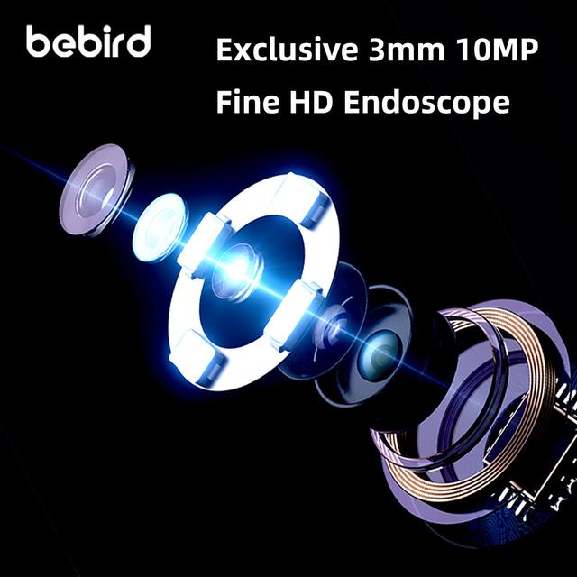 جهاز تنظيف الاذن اللاسلكي بيبيرد مع كاميرا Bebird Note 5 Pro Ear Wax Removal with Camera - SW1hZ2U6OTg0ODg4