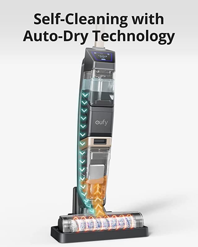 مكنسة يوفي جاف ورطب لاسلكية للتنظيف Eufy W31 WetVac 5-in-1 Wet and Dry Cordless Vacuum Cleaner