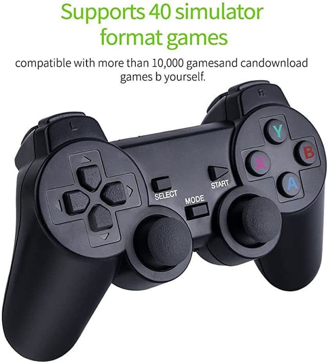 وحدة تحكم ألعاب كلاسيكية ريترو جيمز 10000 لعبة Nano Classic M8 Game Stick 4K Game Console with Two 2.4G Wireless Console