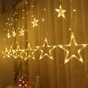 Toby's LED String Five Pointed Star Shape Curtain Ramadan Light