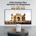 Wanbo T4 Wifi6 Android Projector, LED Support 1080P, 450 ANSI Lumen