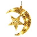 زينة رمضان للبيت هلال رمضان مع إضاءة 5 متر Toby's Ramadan Crescent Moon Star Curtain LED Fairy Lights