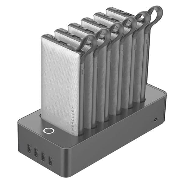 محطة شواحن متنقلة 6 في 1 بورولوجي 10000 مللي أمبير Powerology 6 in 1 power station