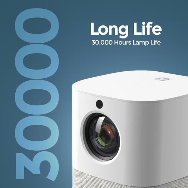 بروجكتر منزلي سنيمائي وونكت 1080 بكسل Wownect Android Projector Android 9.0 TV Home Theater Projectors