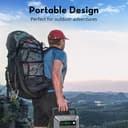 RavPower 600W Portable Power Station - Black