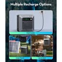 RavPower 600W Portable Power Station - Black