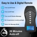 جهاز مساج القدم الإحترافي Full Leg Calf Foot Massager Air Compression