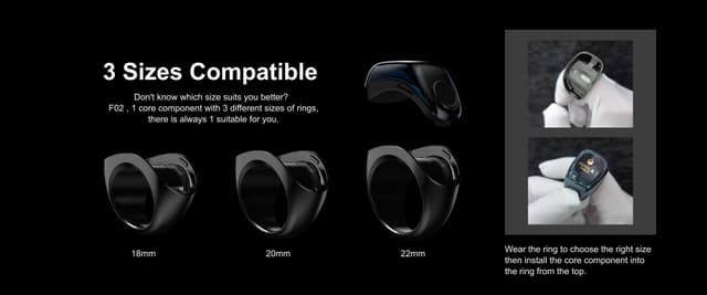 خاتم الاستغفار الذكي آي قبلة iQibla Zikr Ring F02