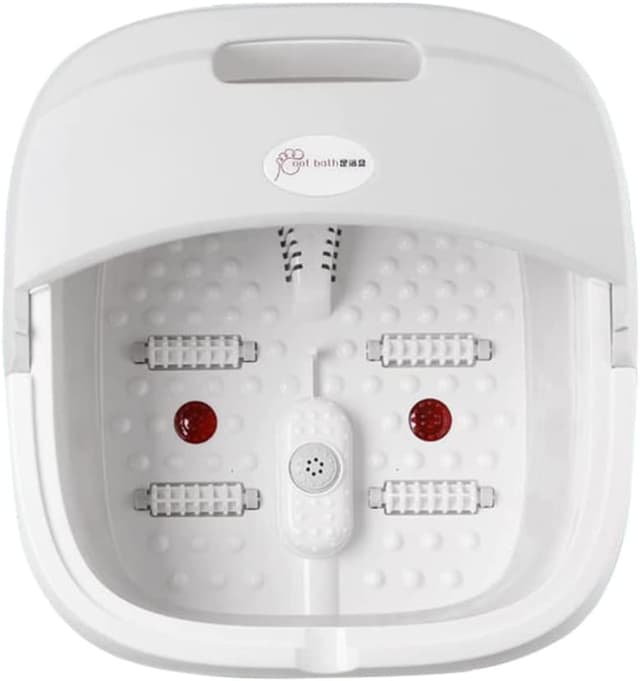 حوض غسيل القدمين مع بكرات تدليك Foldable Foot Bath Household Massage Tub