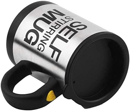 كوب خلاط للقهوة حافظ للحرارة 350 مللي Stainless Steel Auto Stirring Coffee Mug
