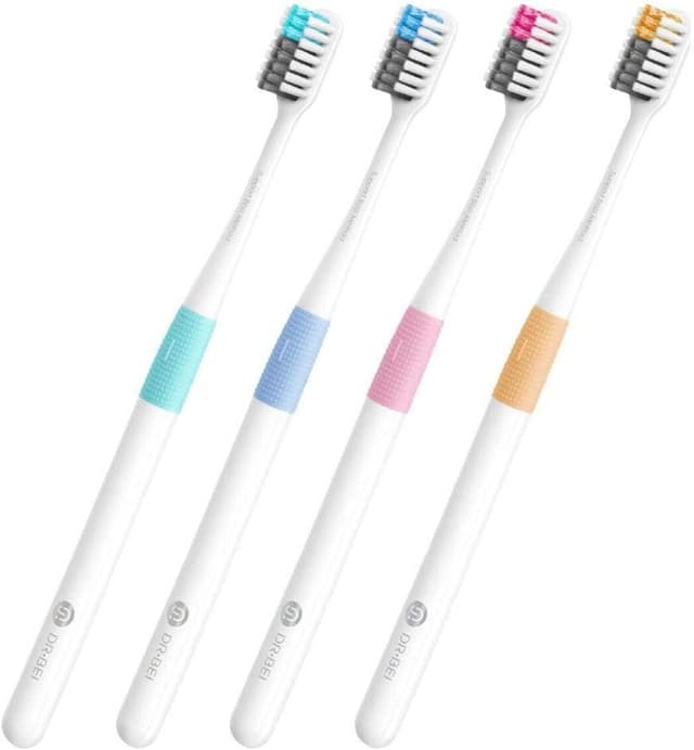 Xiaomi Mijia Dr Bei Toothbrush 4pcs Set Multi Color