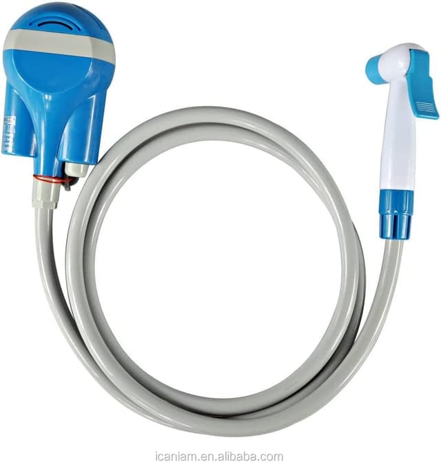 شطاف المسافر متنقل مع دش محمول قابل للشحن Portable Travel Camping Shattaf