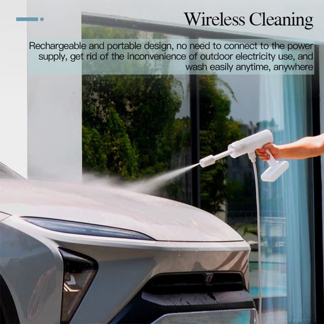 مضخة غسيل سيارات متنقل شاومي 2000 مل أمبير Xiaomi Mijia Wireless High Pressure Car Washer