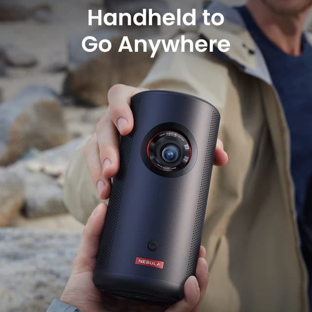بروجكتر نيبولا 3 ليزر صغير للجوال 120 بوصة Anker Nebula Capsule 3 Laser 1080p Mini Projector