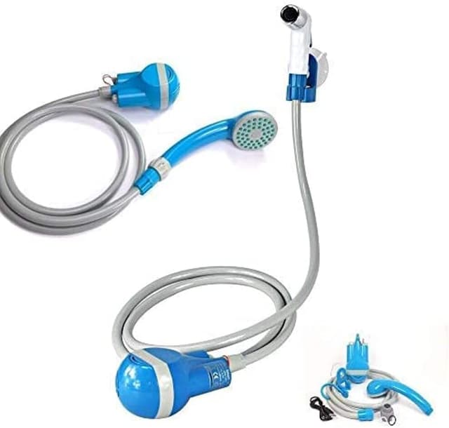 شطاف المسافر متنقل مع دش محمول قابل للشحن Portable Travel Camping Shattaf