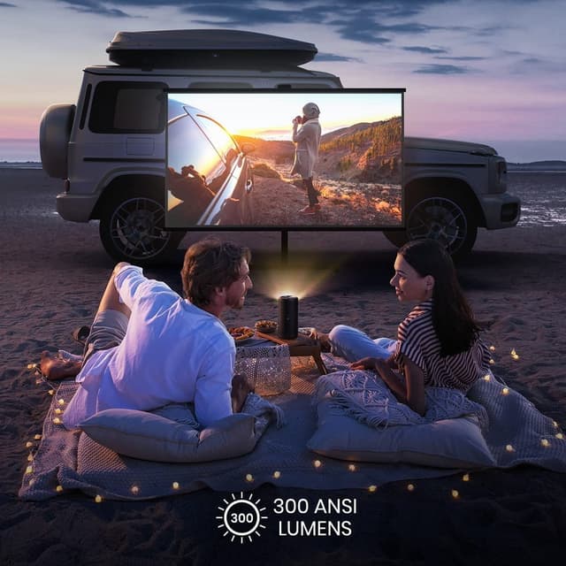 بروجكتر نيبولا 3 ليزر صغير للجوال 120 بوصة Anker Nebula Capsule 3 Laser 1080p Mini Projector