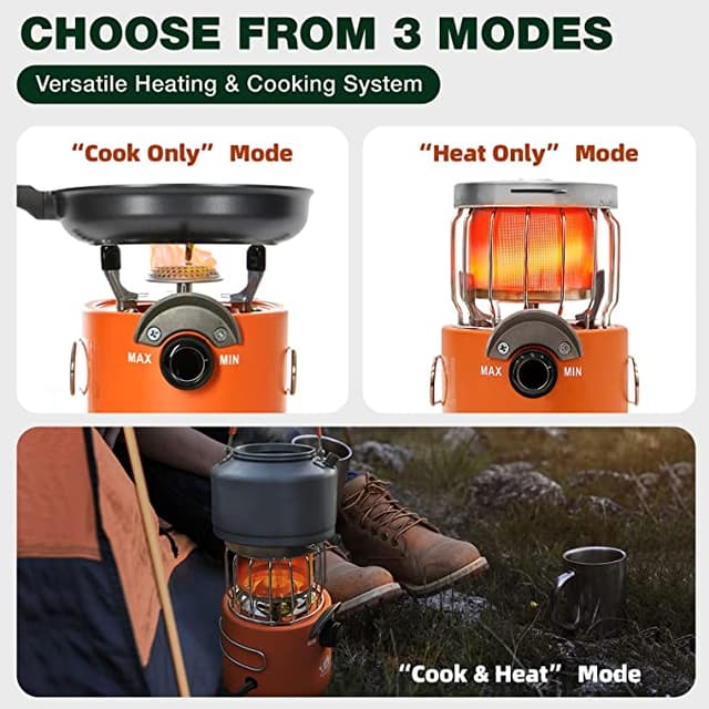 موقد غاز للرحلات Portable Propane Heater And Stove
